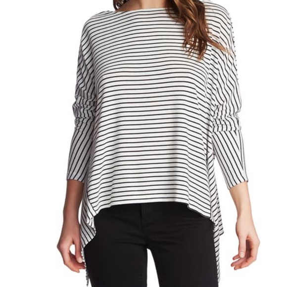 1. State Womens Soho Twist-back Striped Top New - Picture 2 of 12